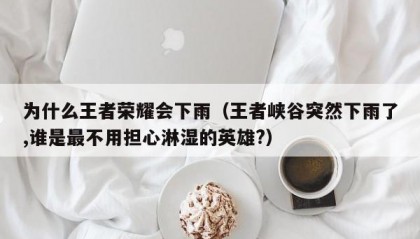 为什么王者荣耀会下雨（王者峡谷突然下雨了,谁是最不用担心淋湿的英雄?）